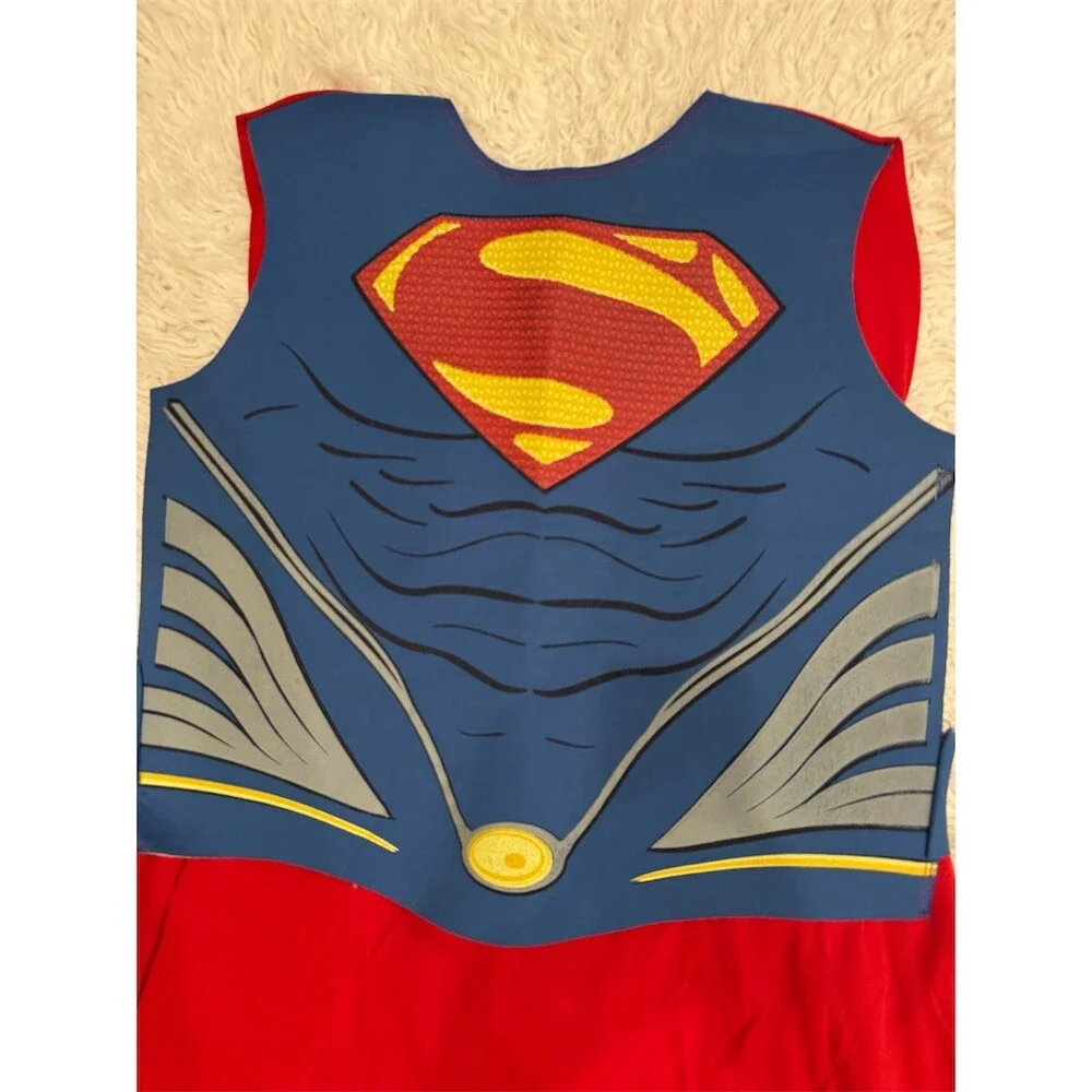Rubie's DC Comics Superman Boys Costume Muscle Chest w/ Cape Size L 10-12
